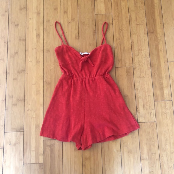 Pull&Bear Other - Pull&Bear Red Romper